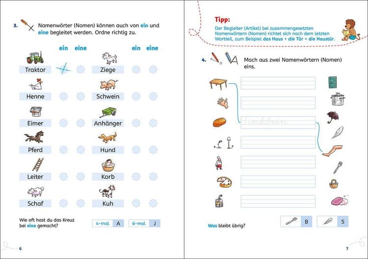 Produktbild: Lesel&ouml;wen Lernhilfen - Rechtschreibung &uuml;ben - 2. Klasse