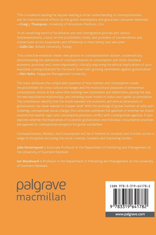 Produktbild: Cosmopolitanism, Markets, and Consumption
