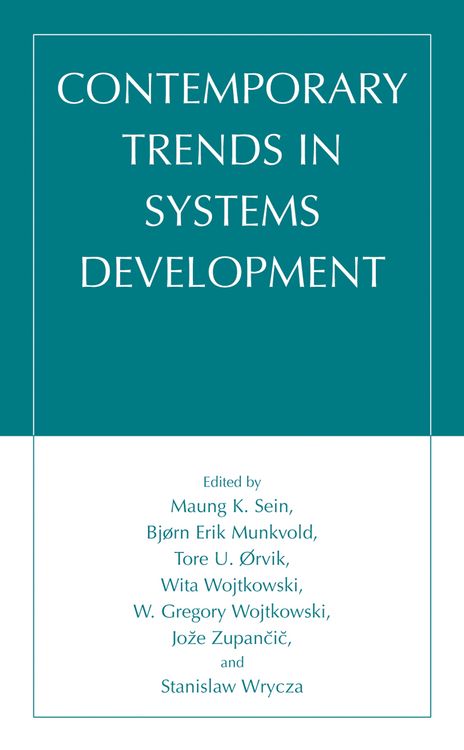 Produktbild: Contemporary Trends in Systems Development