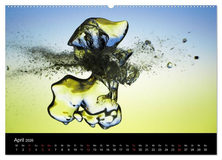 Produktbild: Ballistik Highspeed Fotos (Wandkalender 2026 DIN A2 quer), CALVENDO Monatskalender