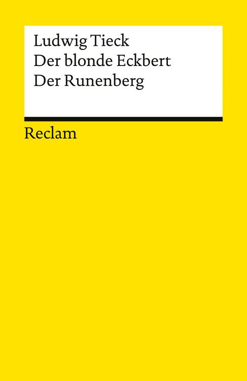 Produktbild: Der blonde Eckbert &middot; Der Runenberg. M&auml;rchen