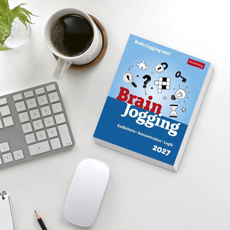Produktbild: Brain Jogging Tagesabrei&szlig;kalender 2027 - Ged&auml;chtnis, Konzentration, Logik