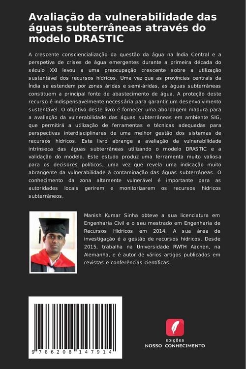 Produktbild: Avalia&ccedil;&atilde;o da vulnerabilidade das &aacute;guas subterr&acirc;neas atrav&eacute;s do modelo DRASTIC