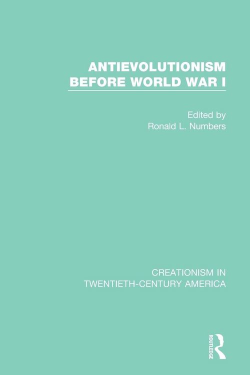 Produktbild: Antievolutionism Before World War I