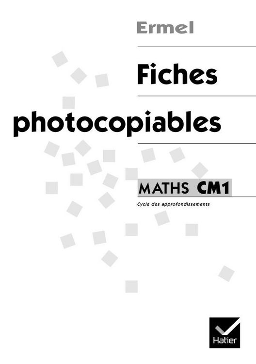 Produktbild: Ermel - Fiches Photocopiables Cm1