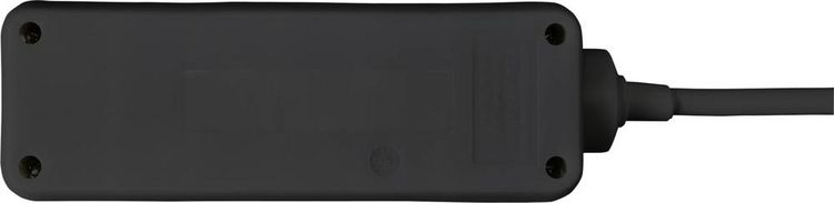 Produktbild: Sygonix SY-4890978 Steckdosenleiste 3fach Schwarz Schutzkontakt 1St.