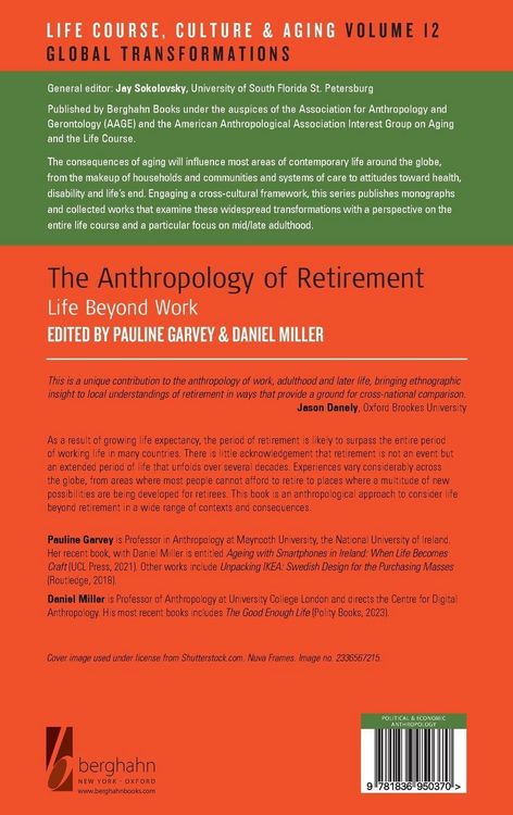 Produktbild: The Anthropology of Retirement