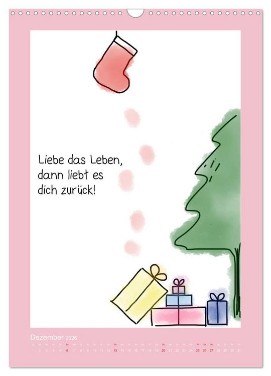 Produktbild: Weisheiten und Spr&uuml;che f&uuml;r mehr Lebensfreude! (Wandkalender 2026 DIN A3 hoch), CALVENDO Monatskalender