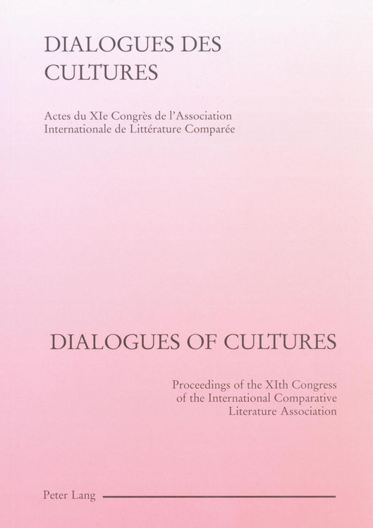 Produktbild: Dialogues of Cultures- Dialogues des cultures