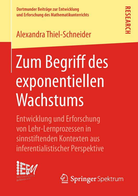 Produktbild: Zum Begriff des exponentiellen Wachstums