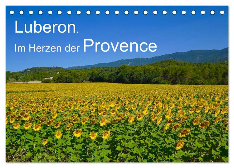 Produktbild: Luberon. Im Herzen der Provence (Tischkalender 2026 DIN A5 quer), CALVENDO Monatskalender