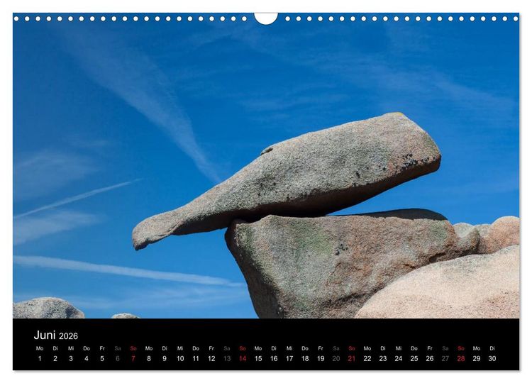 Produktbild: Bretagne - Fotoreise von der Cote de Granit Rose zur Ile de Brehat (Wandkalender 2026 DIN A3 quer), CALVENDO Monatskalender