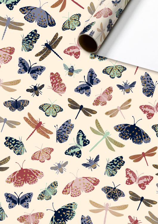 Produktbild: Geschenkpapier &bdquo;Jelva&ldquo; | 70 cm &times; 2 m, 80 g/m&sup2;, beige