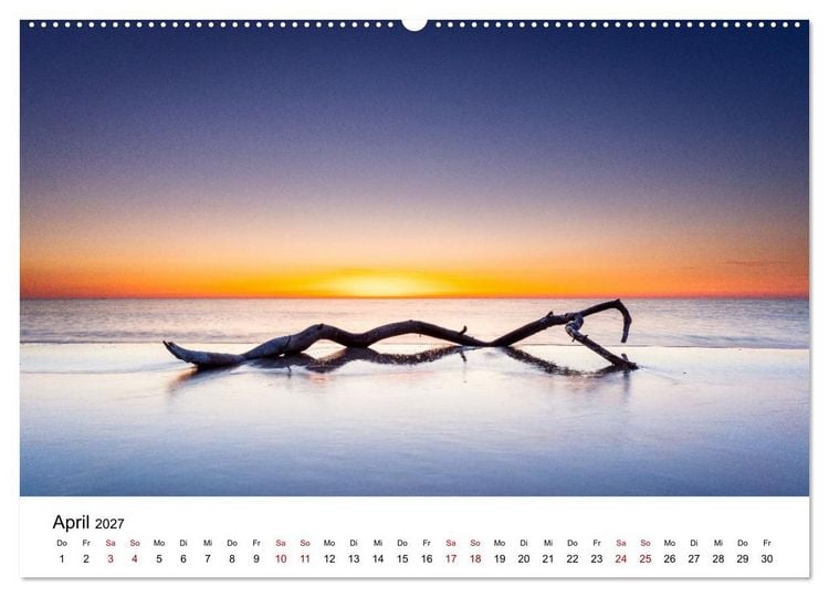 Produktbild: Naturwelten in Deutschland - Von Norden bis S&uuml;den (hochwertiger Premium Wandkalender 2027 DIN A2 quer), Kunstdruck in Hochglanz