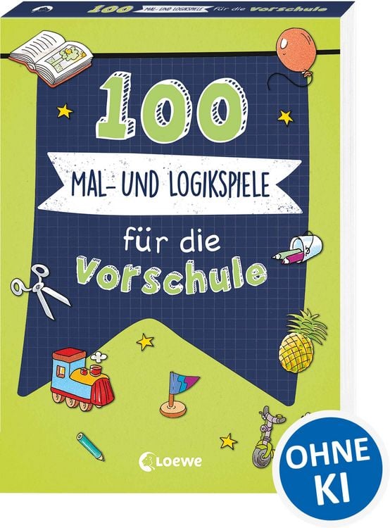 Produktbild: 100 Mal- und Logikspiele f&uuml;r die Vorschule