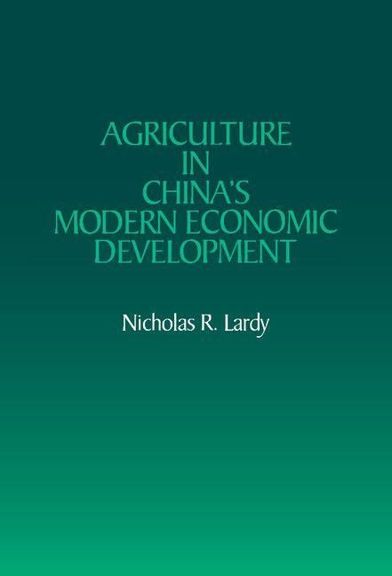 Produktbild: Agriculture in China's Modern Economic Development