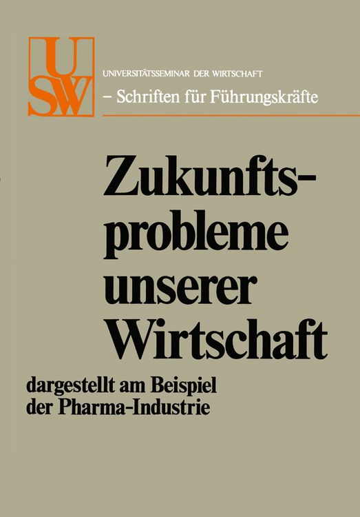 Produktbild: Zukunftsprobleme unserer Wirtschaft