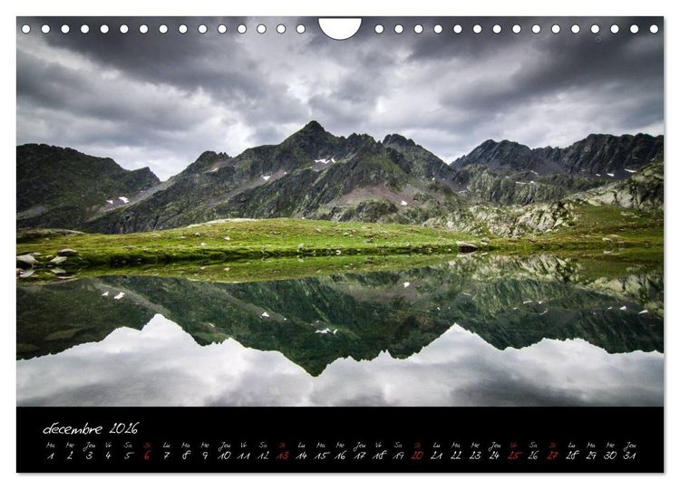Produktbild: Miroirs des Pyr&eacute;n&eacute;es Catalanes (Calendrier mural 2026 DIN A4 vertical), CALVENDO calendrier mensuel