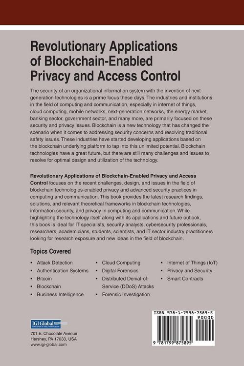 Produktbild: Revolutionary Applications of Blockchain-Enabled Privacy and Access Control