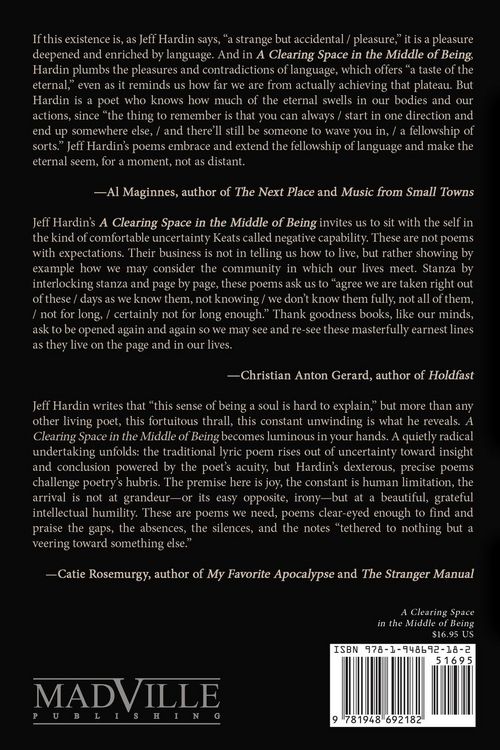 Produktbild: A Clearing Space in the Middle of Being