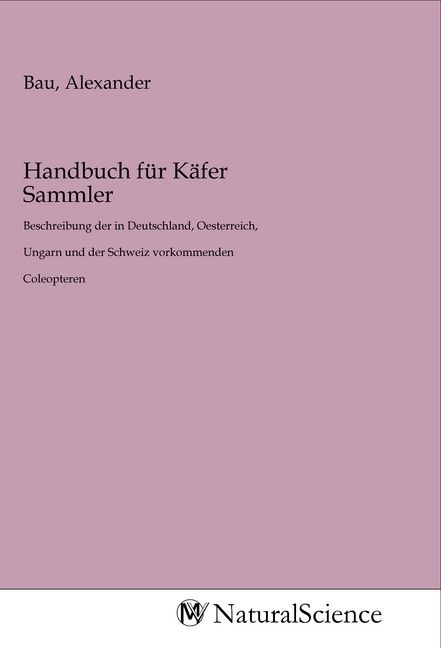 Produktbild: Handbuch f&uuml;r K&auml;fer Sammler