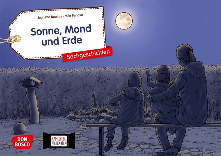 Produktbild: Sonne, Mond und Erde. Kamishibai Bildkartenset.
