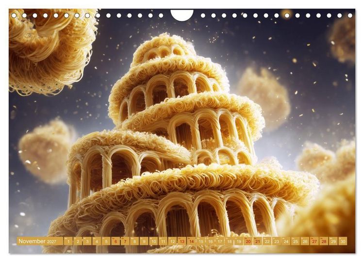 Produktbild: Pasta Fantastica. Surreale Nudeltr&auml;ume (Wandkalender 2027 DIN A4 quer), CALVENDO Monatskalender