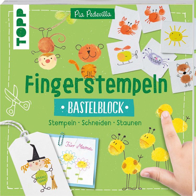 Produktbild: Fingerstempeln. Bastelblock