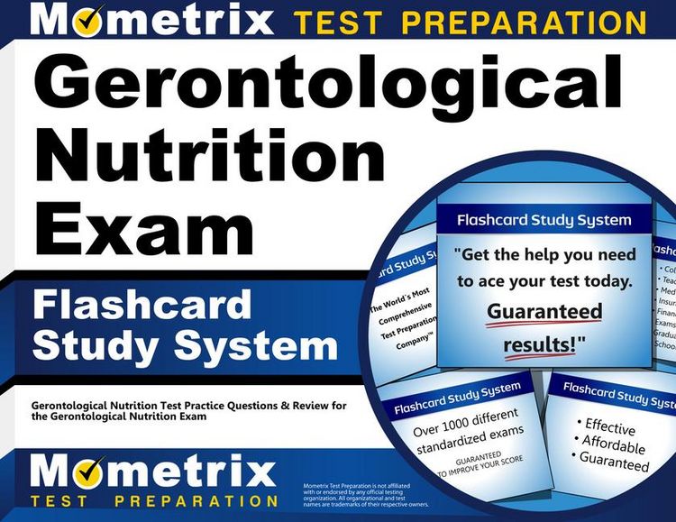 Produktbild: Gerontological Nutrition Exam Flashcard Study System