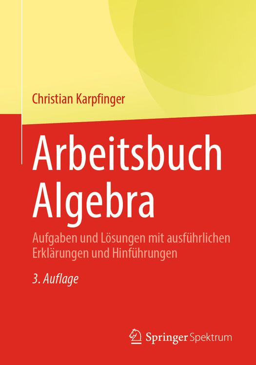 Produktbild: Arbeitsbuch Algebra