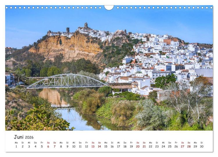 Produktbild: Andalusien - Wei&szlig;e D&ouml;rfer und wilde Natur (Wandkalender 2026 DIN A3 quer), CALVENDO Monatskalender