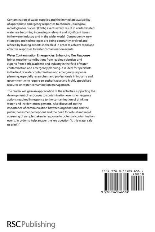 Produktbild: Water Contamination Emergencies