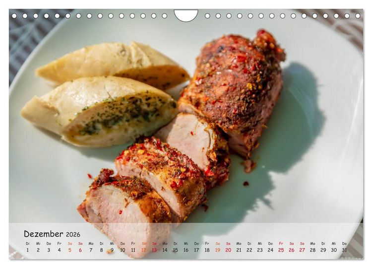 Produktbild: BBQ - Smoker F&uuml;r Fleisch und Gem&uuml;se (Wandkalender 2026 DIN A4 quer), CALVENDO Monatskalender