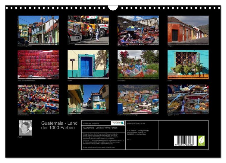 Produktbild: Guatemala - Land der 1000 Farben (Wandkalender 2026 DIN A3 quer), CALVENDO Monatskalender