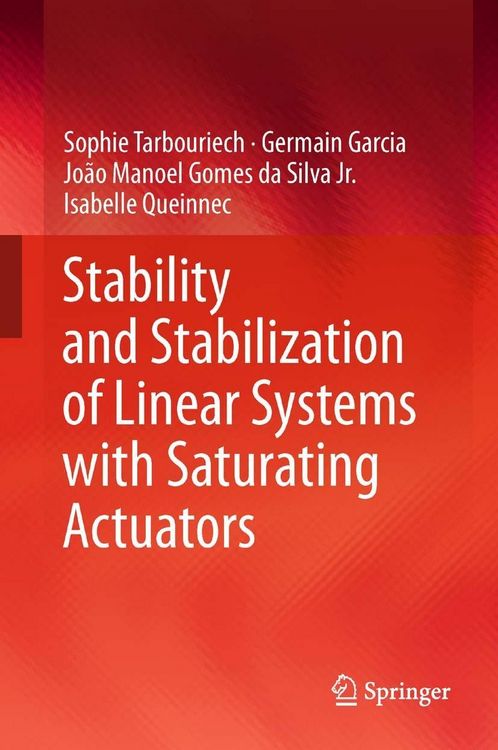 Produktbild: Stability and Stabilization of Linear Systems with Saturating Actuators