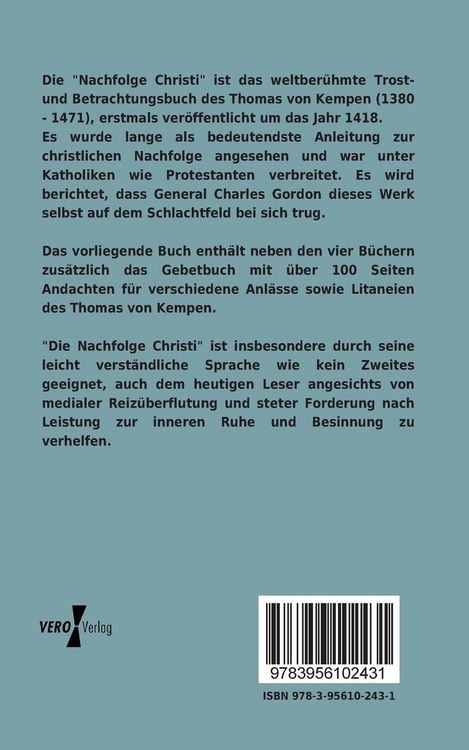 Produktbild: Die Nachfolge Christi