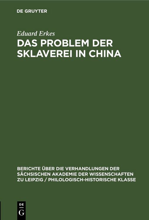 Produktbild: Das Problem der Sklaverei in China