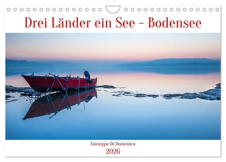 Produktbild: Drei L&auml;nder ein See - Bodensee (Wandkalender 2026 DIN A4 quer), CALVENDO Monatskalender