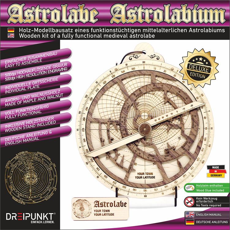 Produktbild: Bausatz Astrolabium Deluxe Edition