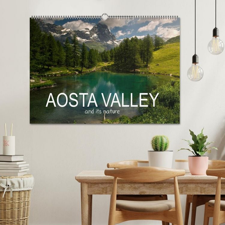 Produktbild: Aosta Valley and its nature (Wall Calendar 2026 DIN A2 landscape), CALVENDO 12 Month Wall Calendar