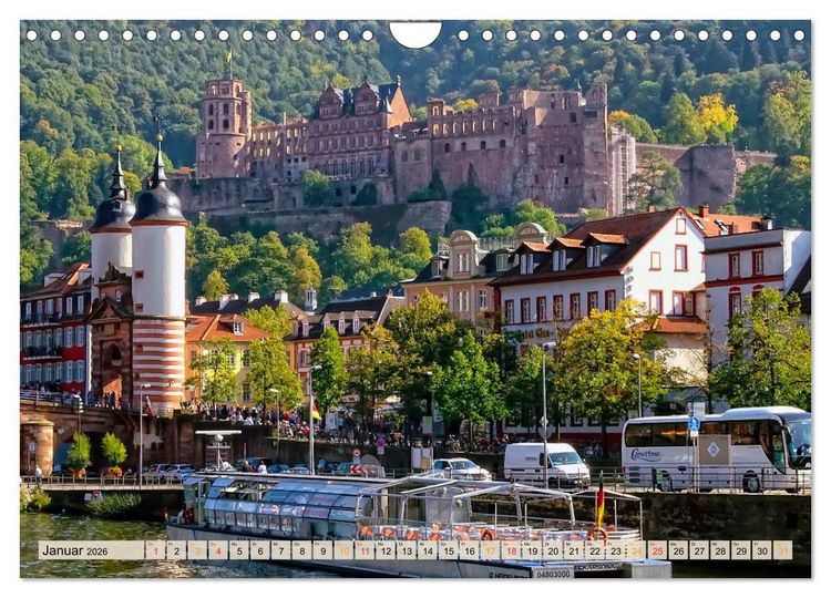 Produktbild: 12 wundersch&ouml;ne Sehensw&uuml;rdigkeiten in Deutschland (Wandkalender 2026 DIN A4 quer), CALVENDO Monatskalender