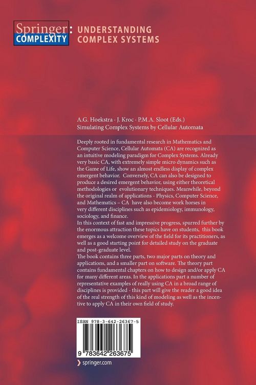 Produktbild: Simulating Complex Systems by Cellular Automata
