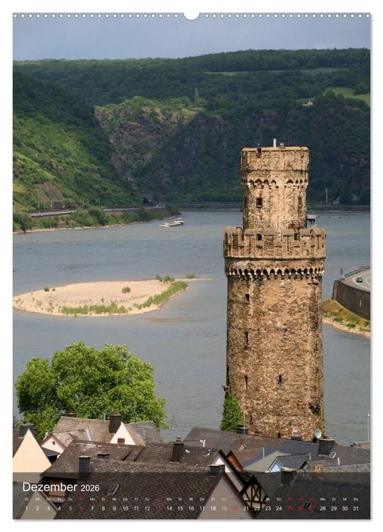 Produktbild: Oberwesel am Rhein (hochwertiger Premium Wandkalender 2026 DIN A2 hoch), Kunstdruck in Hochglanz