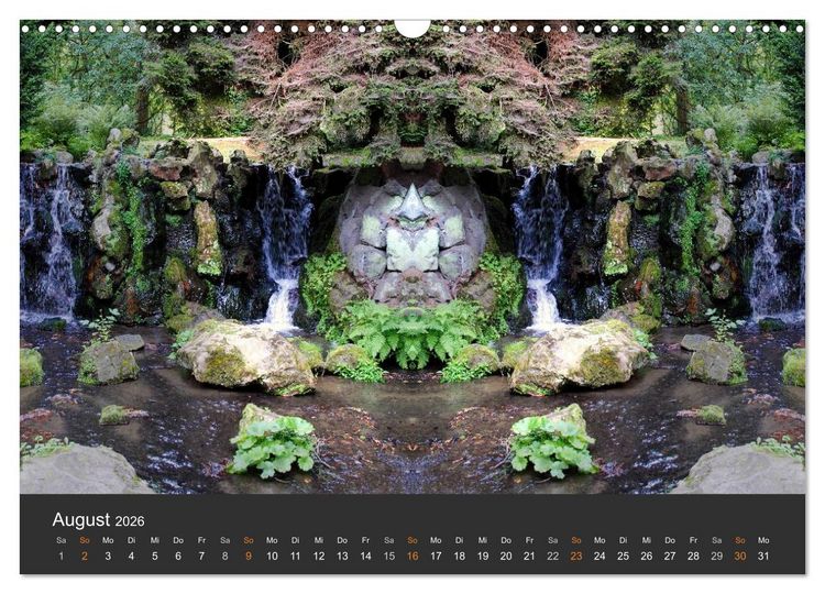 Produktbild: Spiegelwelten - Im Reich der Naturwesen (Wandkalender 2026 DIN A3 quer), CALVENDO Monatskalender