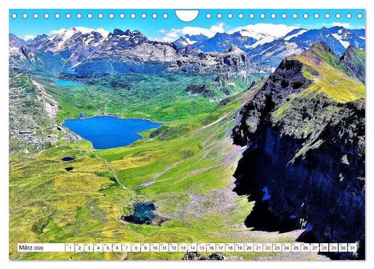Produktbild: Majest&auml;tische Alpen (Wandkalender 2026 DIN A4 quer), CALVENDO Monatskalender