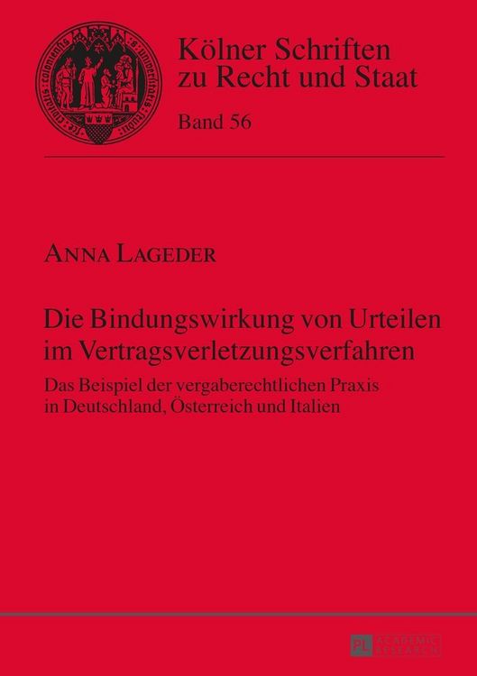 Produktbild: Die Bindungswirkung von Urteilen im Vertragsverletzungsverfahren