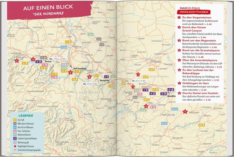 Produktbild: Marco Polo Outdoor Guide Reisef&uuml;hrer Harz
