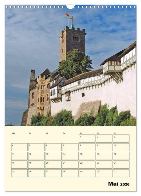 Produktbild: Die Wartburg - Weltkulturerbe in Th&uuml;ringen (Wandkalender 2026 DIN A3 hoch), CALVENDO Monatskalender