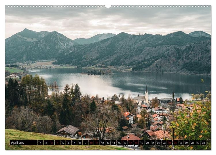 Produktbild: Bayrische Seen und W&auml;lder (Wandkalender 2027 DIN A2 quer), CALVENDO Monatskalender