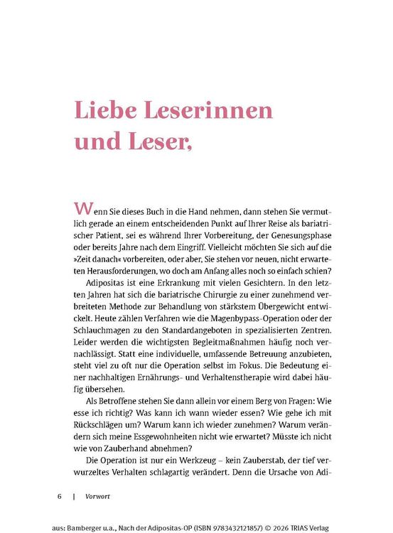 Produktbild: Nach der Adipositas-OP